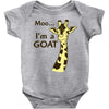 moo, i'm a goat Baby Onesie