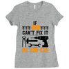 IF SON CAN'T FIX IT THAN NO ONE CAN FIX IT Ladies Fitted T-Shirt