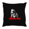 the walking dead tv show daryl dixon with bandana zombies Throw Pillow