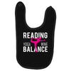 Reading Yoga Wine Balance Baby Bibs