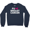 fuck breast cancer Crewneck Sweatshirt