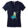 anxiety girl Women's V-Neck T-Shirt