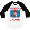 Sherlock Gnomes 3/4 Sleeve Shirt