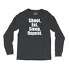 Eat Sleep Shoot Repeat Long Sleeve Shirts