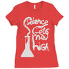 science gets me high Ladies Fitted T-Shirt