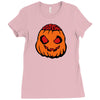 halloween pumpkin Ladies Fitted T-Shirt