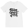 start without fear V-Neck Tee