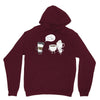 coffee that's always late Unisex Hoodie