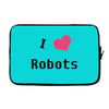 i love robots Laptop sleeve