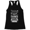My Papa is Totally My Most Favorite Guy Of All Time Racerback Tank