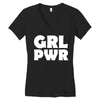 girl pwr Women's V-Neck T-Shirt