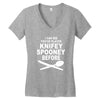 knifey spooney Women's V-Neck T-Shirt