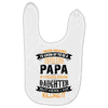 Super Cool Papa Of A Freaking Awesome Daughter Baby Bibs