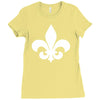 fleur de lis sticker vinyl Ladies Fitted T-Shirt