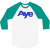 vote aye for scotland scottish yes independence 3/4 Sleeve Shirt