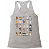dabbing animals Racerback Tank