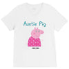 peppa pig auntie pig V-Neck Tee