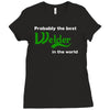 probably best welder in the world Ladies Fitted T-Shirt