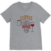 give me cofee or wine V-Neck Tee
