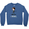 i rebel Crewneck Sweatshirt