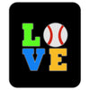 love baseball neon rhinestuds Mousepad