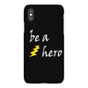 be a hero logo white iPhoneX Case