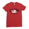 July Peeking Out Baby Girl Ladies Fitted T-Shirt