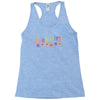 geek girl daisies Racerback Tank