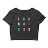 fuck pizza Crop Top