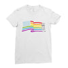 lightsaber rainbow Ladies Fitted T-Shirt