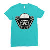 gas mask Ladies Fitted T-Shirt