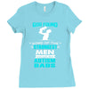 god found autism dad Ladies Fitted T-Shirt