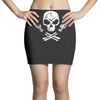 rock skull Mini Skirts