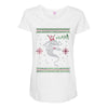 neverending christmas Maternity Scoop Neck T-shirt