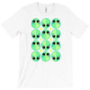 sad alien and daisy nineties grunge pattern T-Shirt