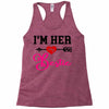 i'm her bestie Racerback Tank