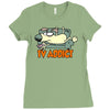 tv addict Ladies Fitted T-Shirt
