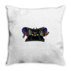 my caged pet monster Throw Pillow