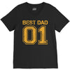 1 best dad V-Neck Tee