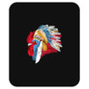 chief many feathers Mousepad