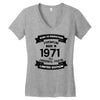 Premium Vintage 1971 Women's V-Neck T-Shirt