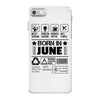 Born In June iPhone 7 Case