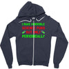 imake horrible since puns but only periodicaly Zipper Hoodie