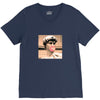 Michelangelo David Bubble Gum V-Neck Tee