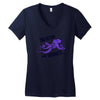 octopi my thoughts Women's V-Neck T-Shirt