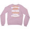 Super Cool Mother Of A Freaking Awesome Son Crewneck Sweatshirt