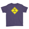 baby on board bumper sticker decal safety cute funny Youth Tee