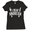 i beat anorexia Ladies Fitted T-Shirt