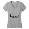 Look Me in The Eyes Women's V-Neck T-Shirt