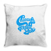 chicago house music Throw Pillow